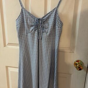 Hollister Blue Chemise with Polka Dot Pattern